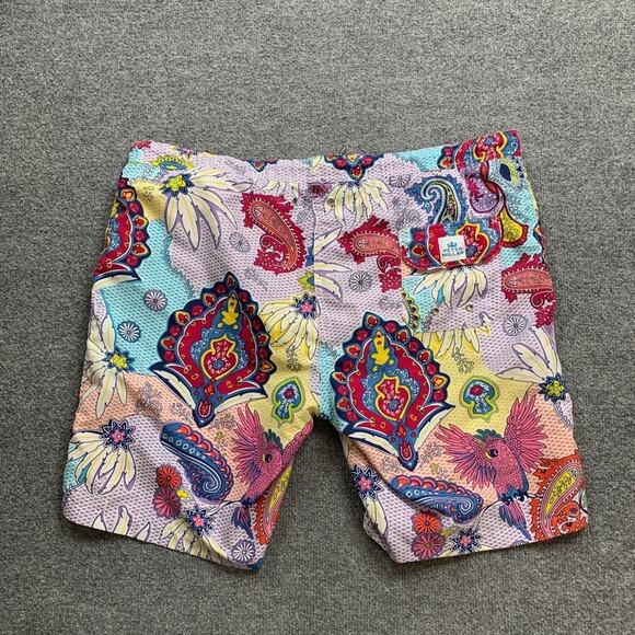 Peter Millar Swim Short Mens 2XL Tropical Paisley Beach Brief Lined Trunks *READ - Picture 8 of 11